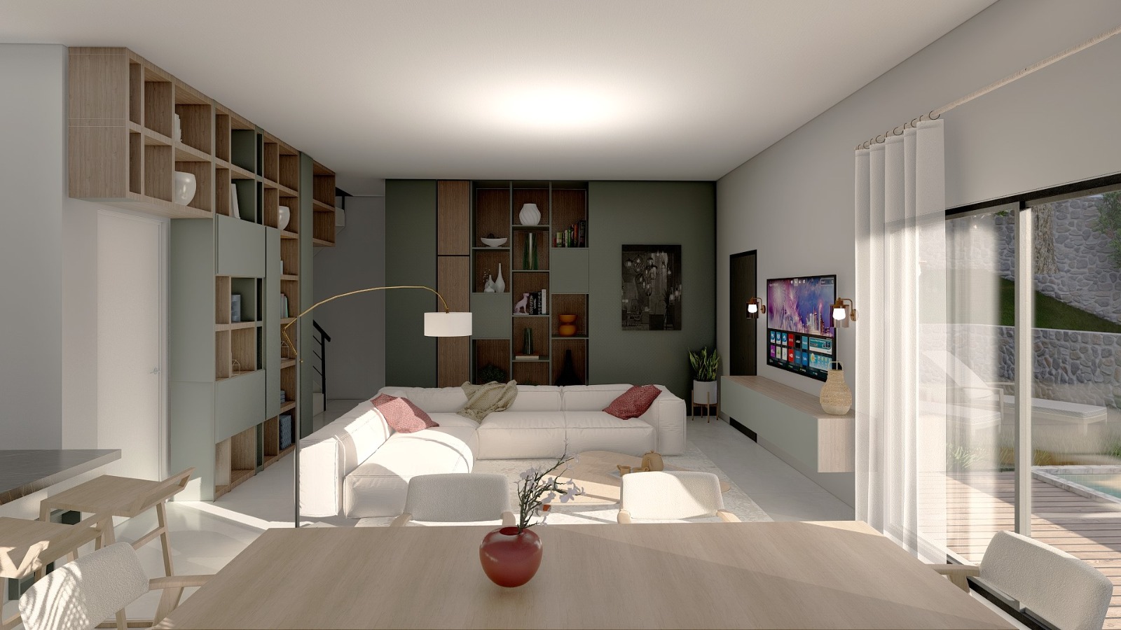 Croisement axial - Vue 3